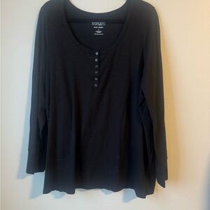 Black Women's Henley by Torrid
